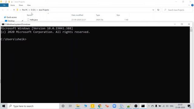 Hello World Java program from Command Prompt | Core Java tutorials in Hindi | CodeCache смотреть онлайн