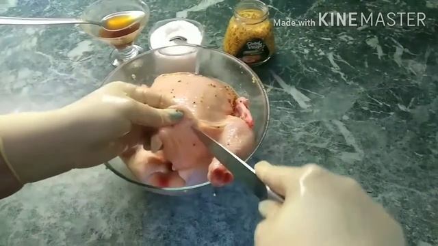 Курица гриль в микроволновке. смотреть онлайн