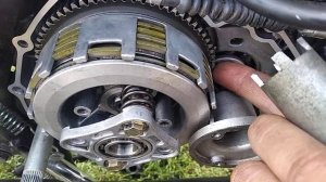 замена сцепления 161 fmj. racer tourist RC150-23A