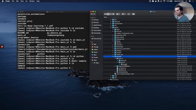 How to use Terminal Commands to work smarter (making files & moving around folders, running python) смотреть онлайн