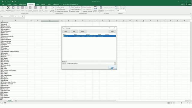 Creating Drop Down Menu using Name Manager смотреть онлайн