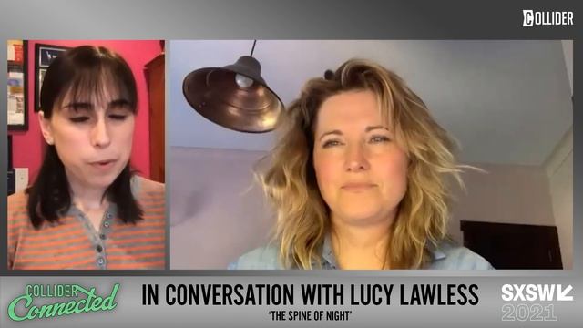 Lucy Lawless Revisits Xena & Spartacus and Talks the "Ugly Beautiful" Animation of Spine of Night смотреть онлайн