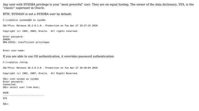 DevOps & SysAdmins: Oracle 'sysman' account (2 Solutions!!) смотреть онлайн