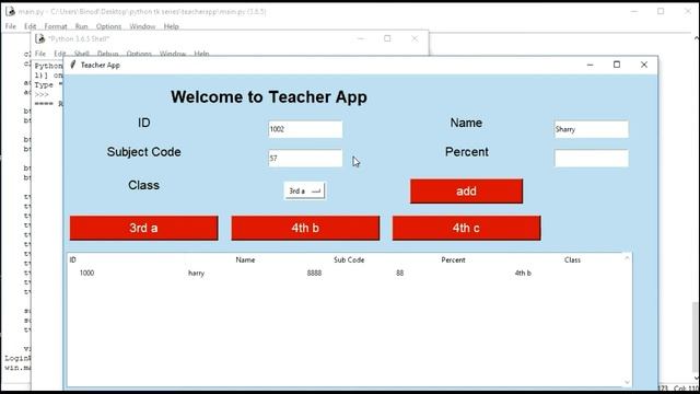 Python Project Teacher App: 7 getting only student of specific class смотреть онлайн