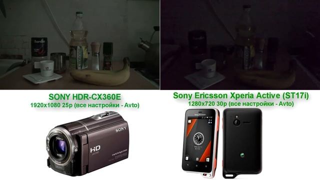 тест-Video (Sony Ericsson Xperia Active (ST17i) - SONY HDR-CX360E) смотреть онлайн