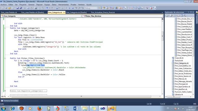 como pintar las filas de un listview de color en vb.net смотреть онлайн