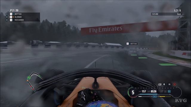 F1 2018 - Rain Gameplay (PC HD) [1080p60FPS] смотреть онлайн