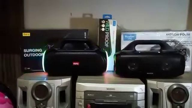 Mifa wildbox 60w VS Anker Motion Boom 30w- Concorrentes das JBL Xtremes ? sound test unboxing Bass смотреть онлайн