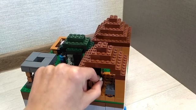 Мир Minecraft собранный из LEGO смотреть онлайн