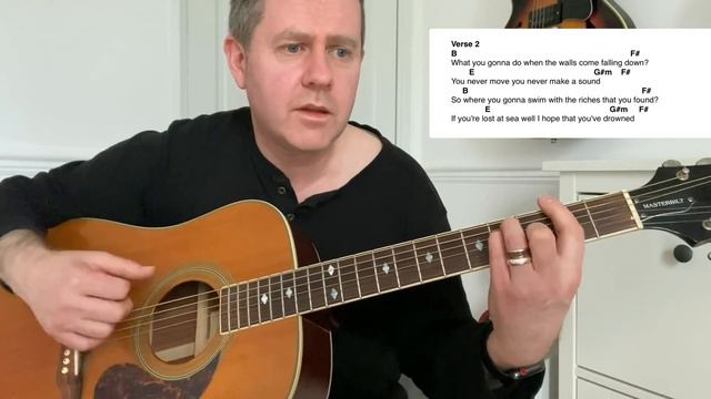 All Around The World - Oasis Acoustic Guitar Lesson смотреть онлайн