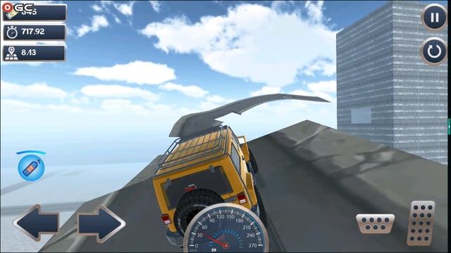 Rooftop Stunts SUV Racing - 4x4 SUV Jeep Stunts Master - Android Gameplay FHD смотреть онлайн