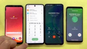 Incoming Call Xiaomi Redmi Note 9S Vs HUAWEI Nova Y70 & Outgoing Call Samsung Galaxy S9 and S8+