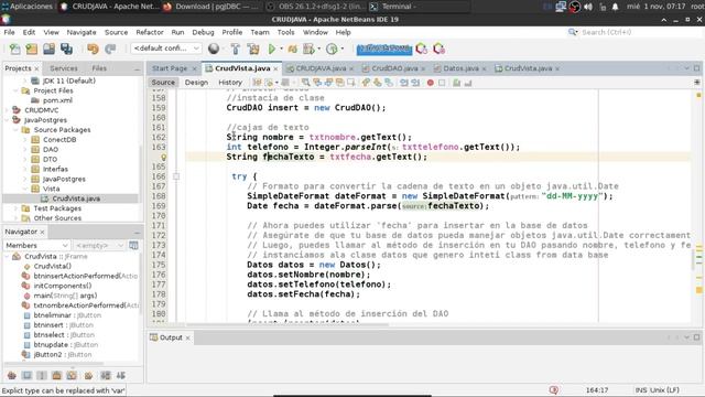 Creando una Aplicación CRUD en Java con Maven y PostgreSQL - Tutorial Botón INSERT Java смотреть онлайн