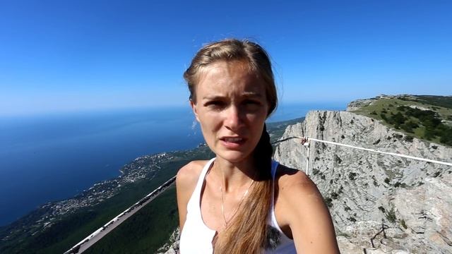 Крым. Ай-Петри на машине. Подвесной мост. смотреть онлайн
