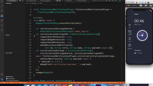 Flutter Local Notification Tutorial | Clock App (Episode-5) смотреть онлайн