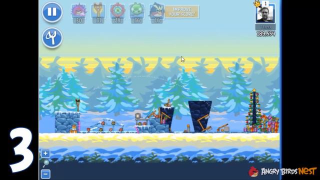 Angry Birds Friends Tournament Week 239-B Levels 1 to 6 Non Power Up Compilation Walkthroughs смотреть онлайн
