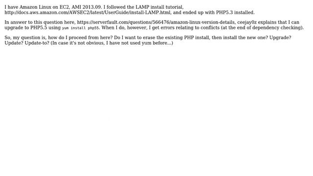 Update PHP with yum on Amazon Linux (2 Solutions!!) смотреть онлайн