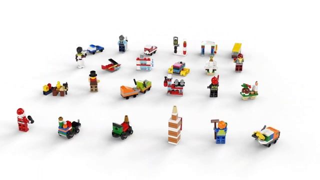 LEGO City Новогодний календарь 60303 смотреть онлайн