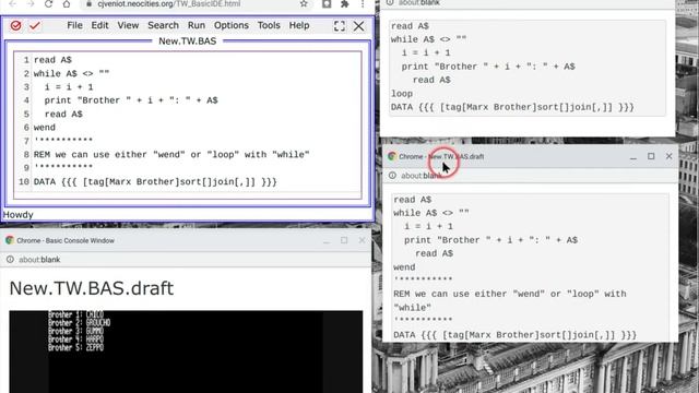 BASIC Anywhere Machine update: CodeMirror + Diff Viewer смотреть онлайн