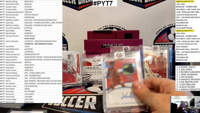 2021 PANINI IMMACULATE SOCCER HOBBY 6 BOX, PICK YOUR TEAM PYT CASE BREAK #PYT7 (SOCCER BREAKERS FC) смотреть онлайн