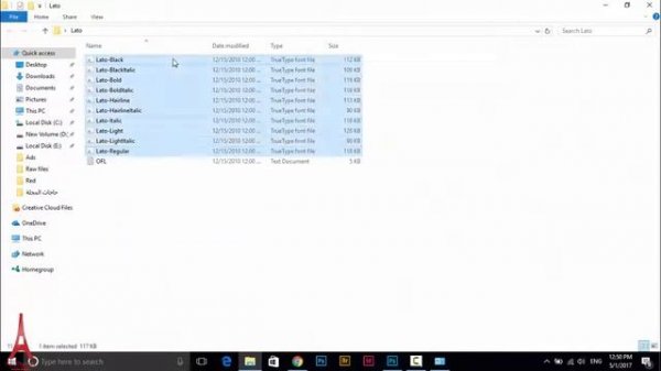 How to download fonts from Google Fonts and install Fonts to Photoshop CC