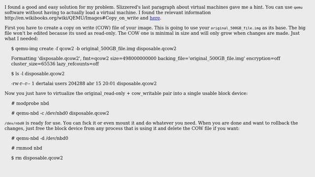 Modify a large file, then be able to rollback changes doing it (almost) inplace (2 Solutions!!) смотреть онлайн