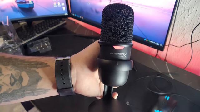 MICROFONE HYPERX SOLOCAST UNBOXING / COMPARAÇÃO COM O MEU ANTIGO MICROFONE BARATINHO. смотреть онлайн