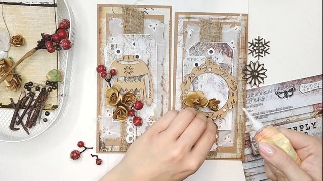 Christmas cards by @kasiasalmanowicz for Finnabair смотреть онлайн