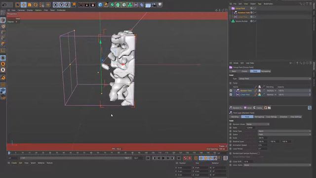 Cinema4D (TUTORIAL) How To Use Fields With Volume Builder