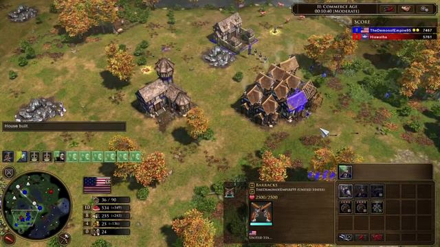 MURICA VS THE IROQUOIS Demon Plays Age of Empires 3 REMASTERED Part 9 (NO COMMENTARY) смотреть онлайн