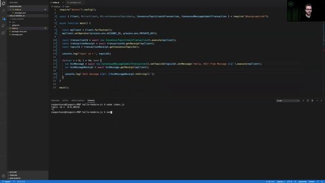 Coding With Cooper - Get started with the Hedera Consensus Service - JavaScript смотреть онлайн