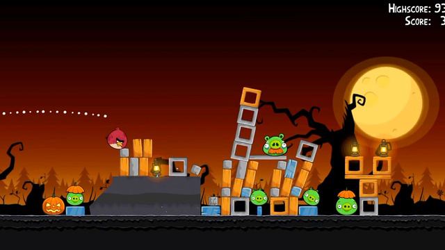 Angry Birds Seasons 1.4.0 Trick-or-Treat Three Stars Level 1-11 смотреть онлайн