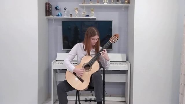 Маркина Алина К. Гардель ( переложение Ю. Малахова) "Танго Por una cabeza". смотреть онлайн