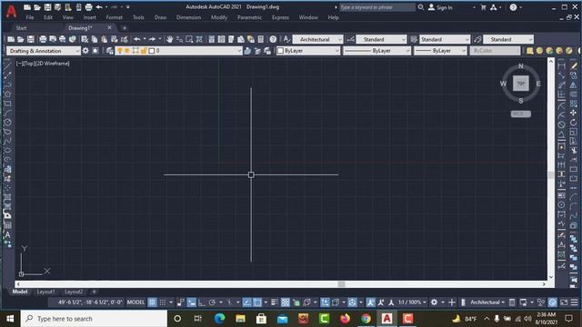AutoCAD 2021 full page setup Class - 01 смотреть онлайн