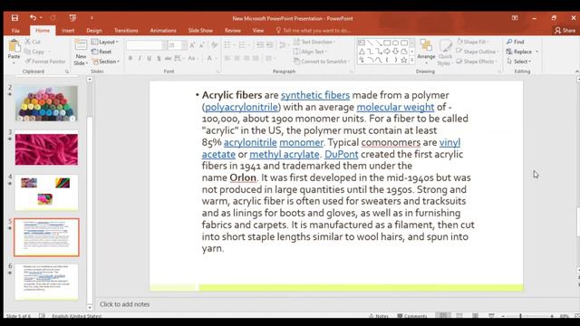 ACRYLIC FIBRE EXPLANATION GRADE 8 смотреть онлайн