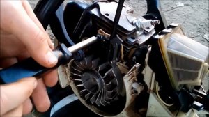 Штиль 270 STIHL MS 270,нет искры. Ставим другое зажигание.