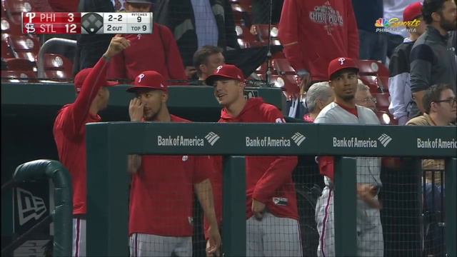 PHI@STL: Pedro Florimon homers after pitching 1-2-3 inning смотреть онлайн