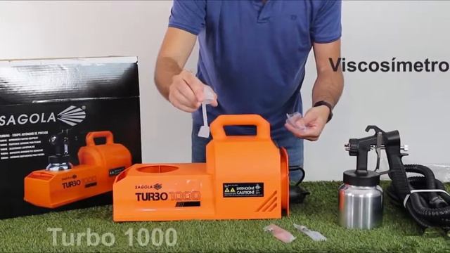 Equipo de pintar Turbina HVLP TURBO 1000 de Sagola смотреть онлайн