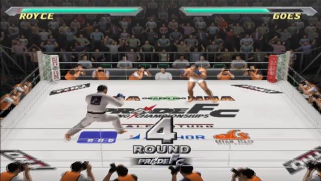 ALLAN GOES vs ROYCE GRACIE 1 | The Beginning - Pride FC: Fighting Championships PS2 смотреть онлайн