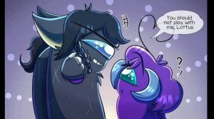 Black x Purple - Among Us Comic