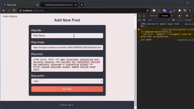 #17 - POST request - كورس تعلم React смотреть онлайн