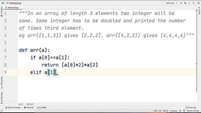 Python Practice Series 60 | Beginners | Level 1 | Array | Double & Return the Third Elements Times смотреть онлайн