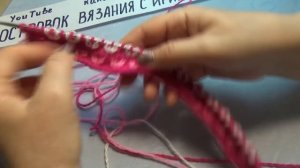 ТАПОЧКИ СПИЦАМИ С ПОМПОНАМИ #310