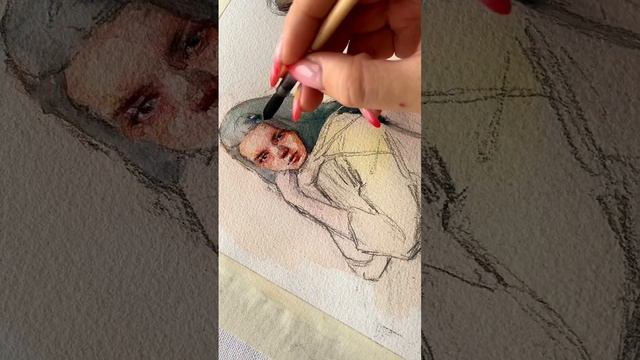 Буду благодарна за любую поддержку ? Inst:dariayashart ??⚡️#рисование #watercolor #арт #рисунок #ar смотреть онлайн