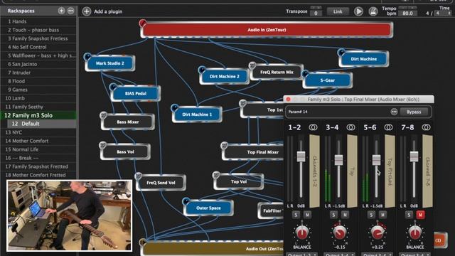 Trey Gunn Plugin Set Up Using Gig Performer for Family and the Fishing Net Solo смотреть онлайн