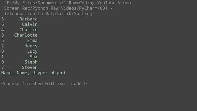 Sorting Data With Pandas Library | Python Data Science смотреть онлайн