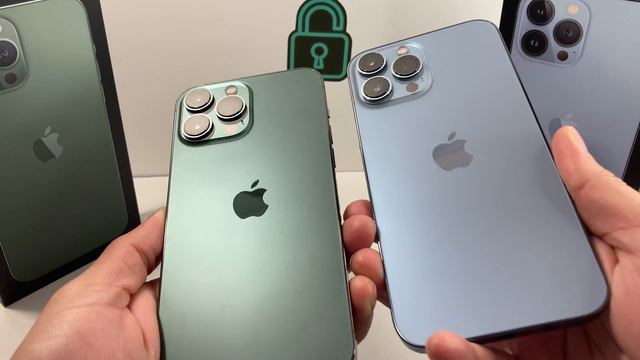 iPhone 13 Pro Max Alpine Green vs Sierra Blue Color Comparison смотреть онлайн