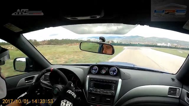 Subaru STI GRB stock turbo - HTTC 1.08.73 wet tires - Energie Racing/HPS смотреть онлайн