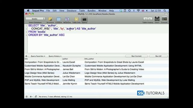 MySQL CONCAT, CONCAT_WS And INSERT