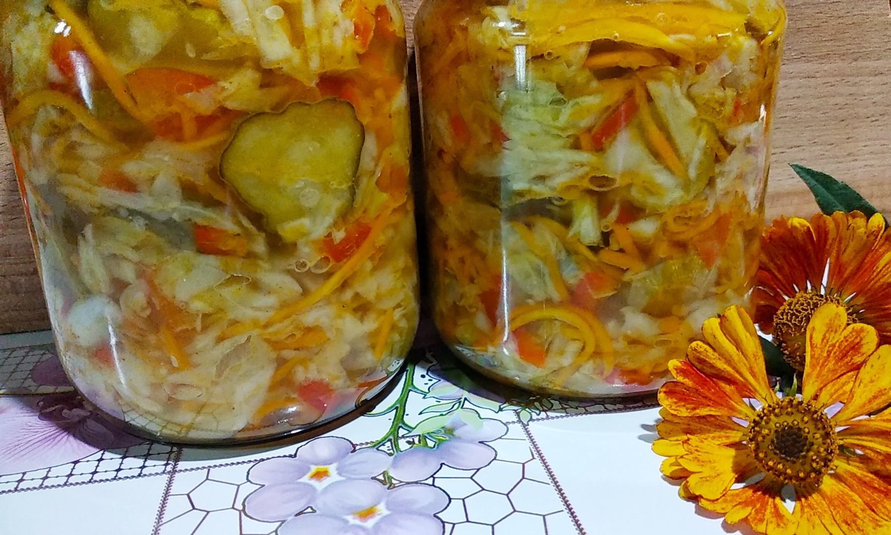 Капуста по-корейски с огурцами на зиму. Одна из простых и вкусных заготовок. Салат с "огоньком"!!! смотреть онлайн